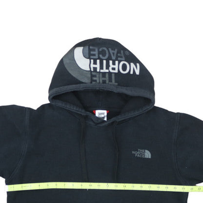 The North Face Men's Black Pullover Hoodie Large Logo Cotton