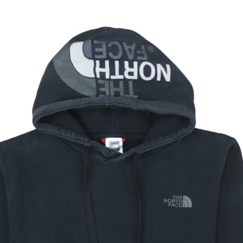 The North Face Men's Black Pullover Hoodie Large Logo Cotton