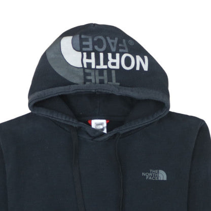 The North Face Men's Black Pullover Hoodie Large Logo Cotton