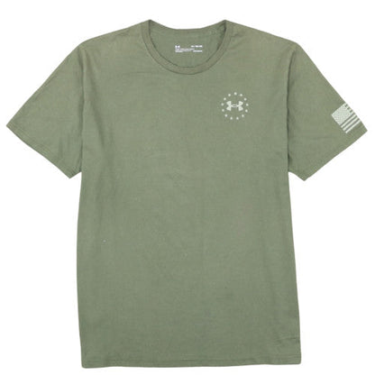Under Armour Men's Green XL Freedom HeatGear T-Shirt