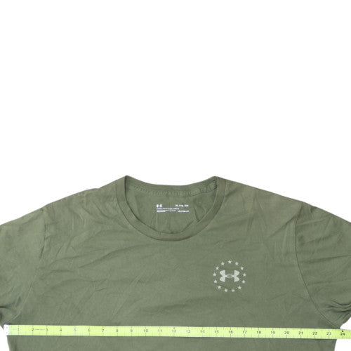 Under Armour Men's Green XL Freedom HeatGear T-Shirt
