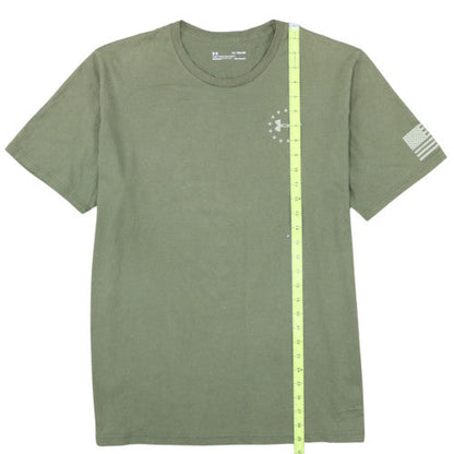 Under Armour Men's Green XL Freedom HeatGear T-Shirt