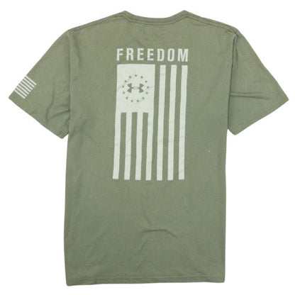 Under Armour Men's Green XL Freedom HeatGear T-Shirt