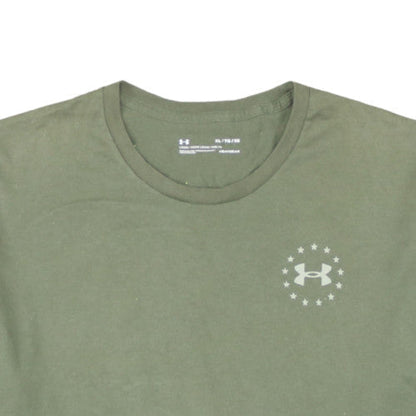 Under Armour Men's Green XL Freedom HeatGear T-Shirt
