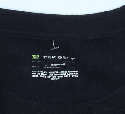 Tek Gear Men's Black Small Pullover Crew Neck Sweatshirt