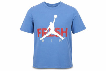 Nike Jordan Mens Blue XL Graphic Print Fresh Air T-Shirt