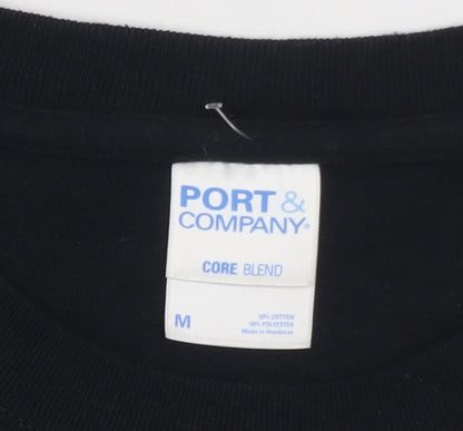 Port & Company Men's Black Rock Canyon Wrestling Long Sleeve T-Shirt M