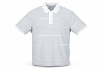 Marks and Spencer Men's Blue Striped 2XL Polo Shirt Regular Fit