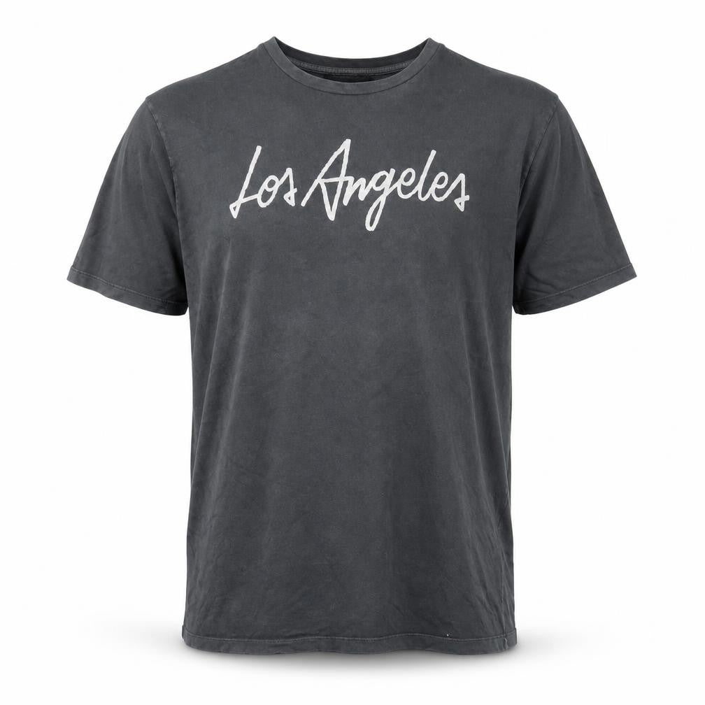 7 For All Mankind Men's Grey Los Angeles Cotton T-Shirt Size L