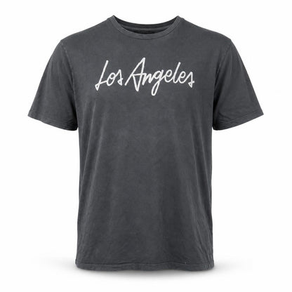 7 For All Mankind Men's Grey Los Angeles Cotton T-Shirt Size L