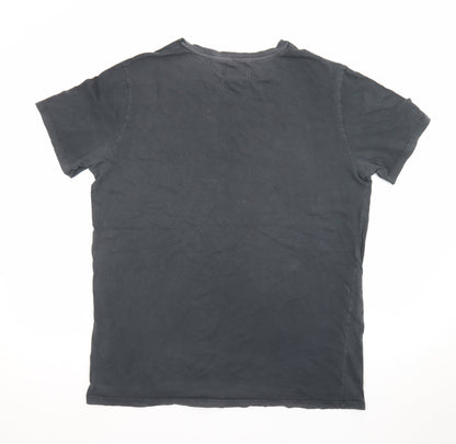 7 For All Mankind Men's Grey Los Angeles Cotton T-Shirt Size L