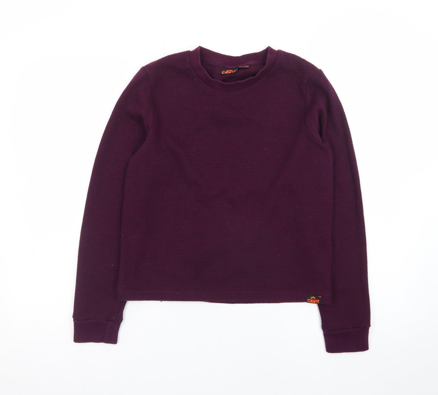 Crivit Women's Purple Long Sleeve Base Layer T-Shirt Size S