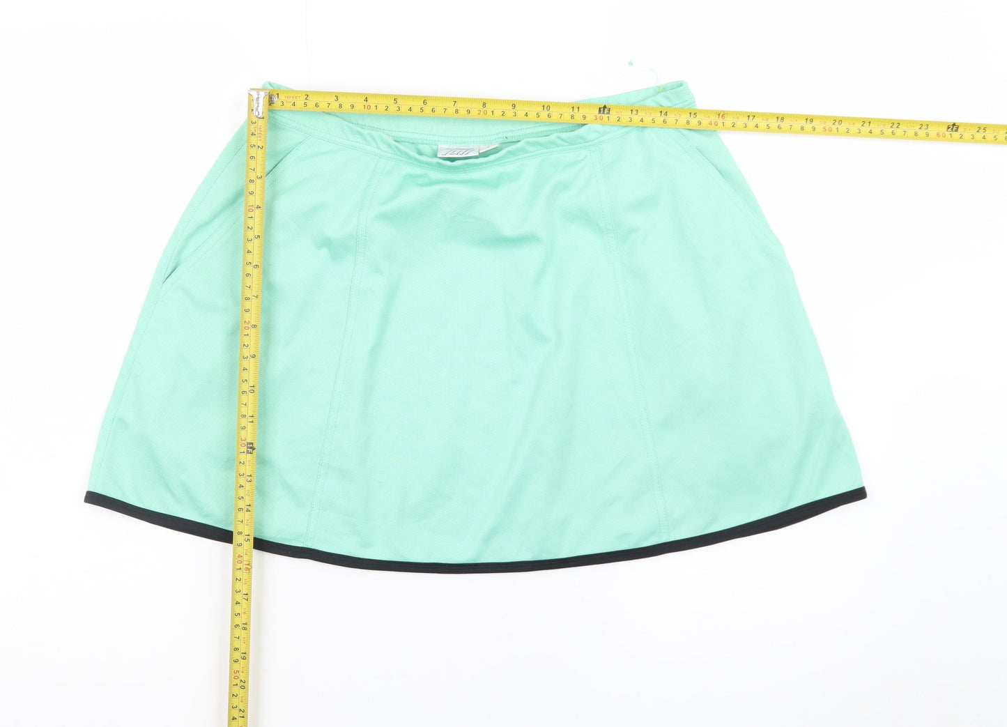 Tail Womens Green A-Line Sports Skort Size L Stretch Short