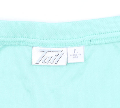 Tail Womens Green A-Line Sports Skort Size L Stretch Short