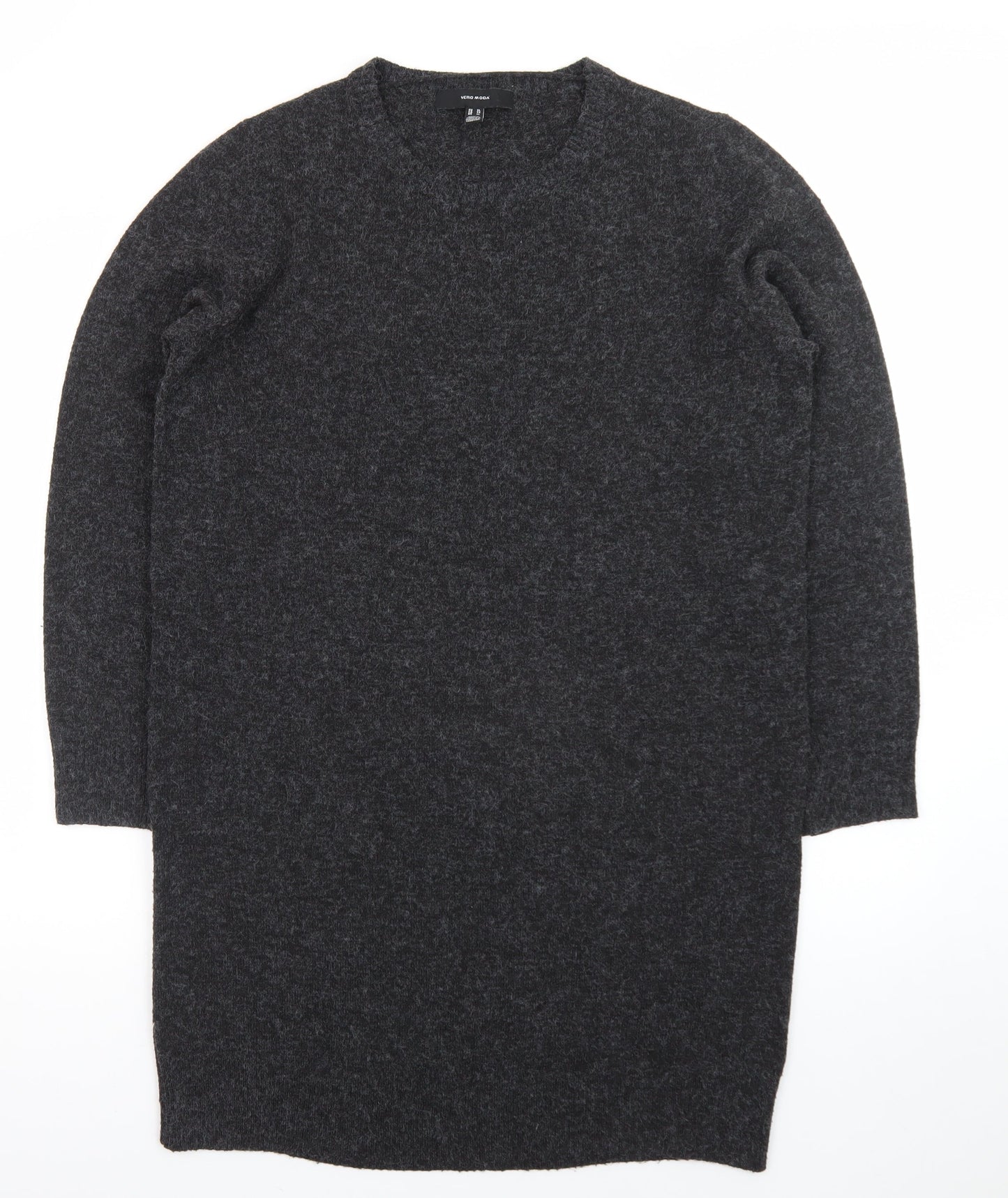 Vero Moda Women’s Grey Knit Jumper Dress XL Long Sleeve Casual