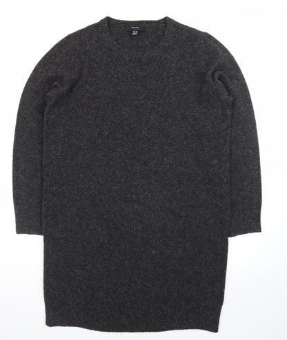 Vero Moda Women’s Grey Knit Jumper Dress XL Long Sleeve Casual