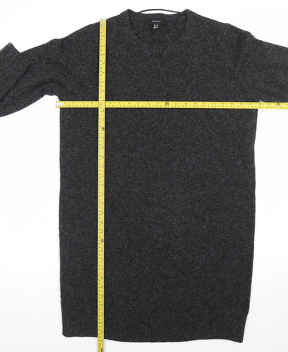 Vero Moda Women’s Grey Knit Jumper Dress XL Long Sleeve Casual