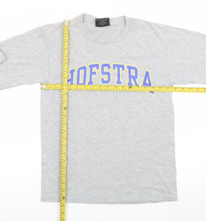 Steve & Barry's Men's Grey Hofstra Long Sleeve University T-Shirt Size S