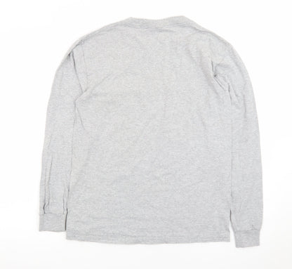 Steve & Barry's Men's Grey Hofstra Long Sleeve University T-Shirt Size S