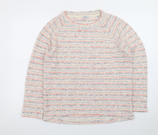 Bella di Notte Women’s Multicoloured Striped Cotton Knit Jumper Size 12