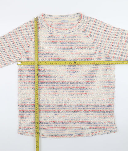 Bella di Notte Women’s Multicoloured Striped Cotton Knit Jumper Size 12