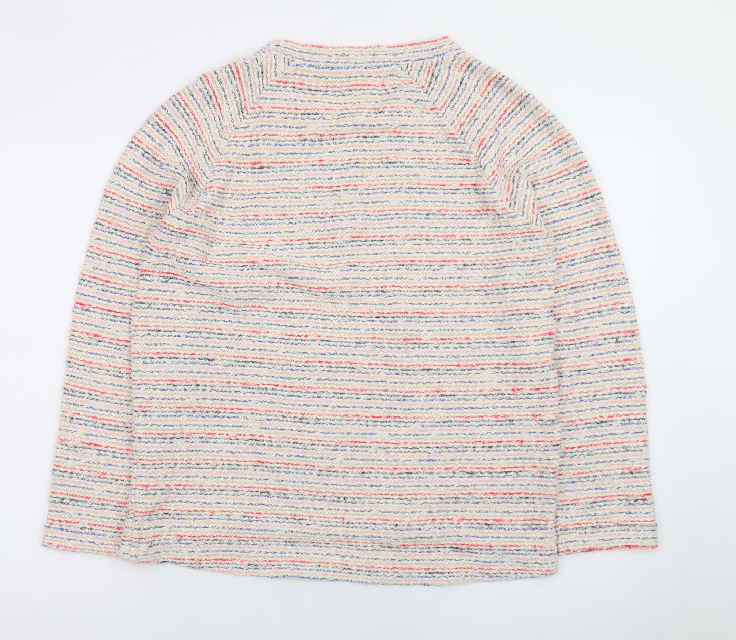 Bella di Notte Women’s Multicoloured Striped Cotton Knit Jumper Size 12