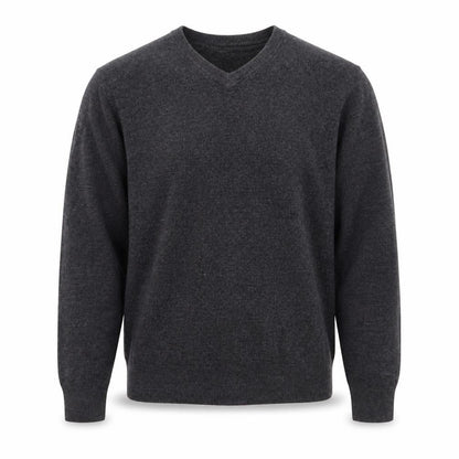 Dockers Men's Grey V-Neck Knit Pullover Jumper XL