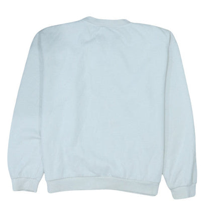 Fila Men's White XL Pullover Crew Neck Logo Sweatshirt