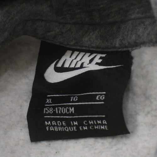 Nike Boys Grey Pullover Hoodie XL 158-170cm Fleece Sweatshirt