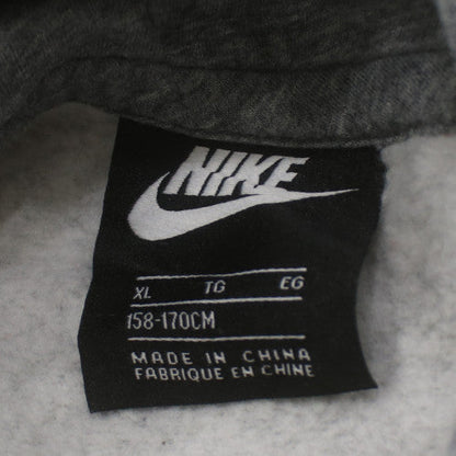 Nike Boys Grey Pullover Hoodie XL 158-170cm Fleece Sweatshirt