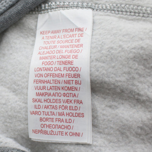 Nike Boys Grey Pullover Hoodie XL 158-170cm Fleece Sweatshirt