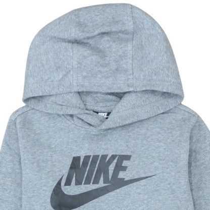 Nike Boys Grey Pullover Hoodie XL 158-170cm Fleece Sweatshirt