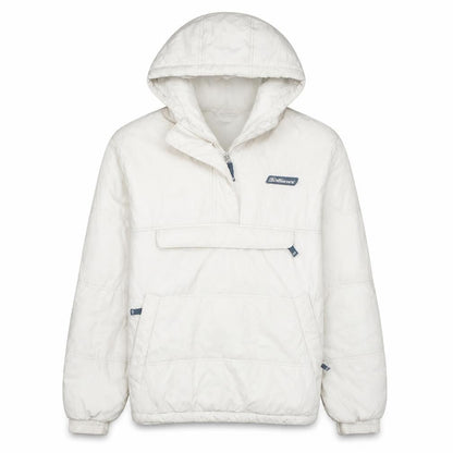 Ellesse Womens Ivory Hooded Anorak Jacket UK 14 Mid-Length Zip
