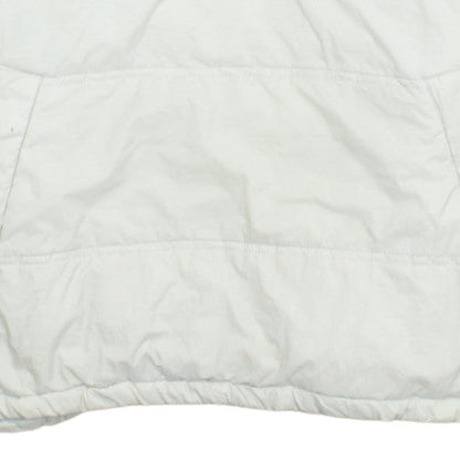 Ellesse Womens Ivory Hooded Anorak Jacket UK 14 Mid-Length Zip
