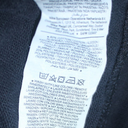 Nike Men's Black Embroidered Logo Sweatshirt Size M Crew Neck