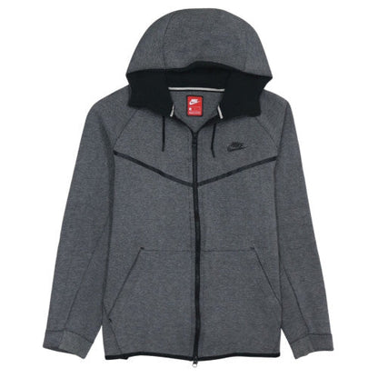 Nike Men’s Grey Full Zip Hoodie Jacket L Sportswear