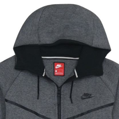 Nike Men’s Grey Full Zip Hoodie Jacket L Sportswear