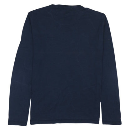 Tommy Jeans Men's Navy Slim Fit Long Sleeve Cotton T-Shirt XL