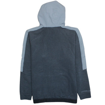 Under Armour Women Grey Full Zip Hoodie Large Cotton Blend Athletic