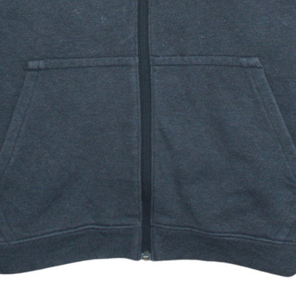 Under Armour Women Grey Full Zip Hoodie Large Cotton Blend Athletic