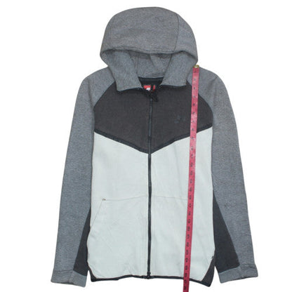 Nike Men's Grey Full Zip Hoodie XL Sports Fleece Jacket