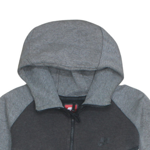 Nike Men's Grey Full Zip Hoodie XL Sports Fleece Jacket