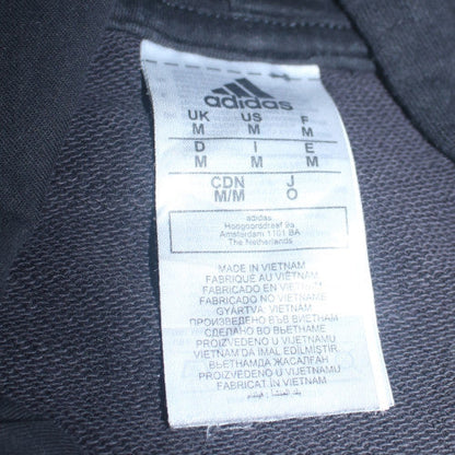 Adidas Men's Black Pullover Hoodie M Graphic Logo Sportswear