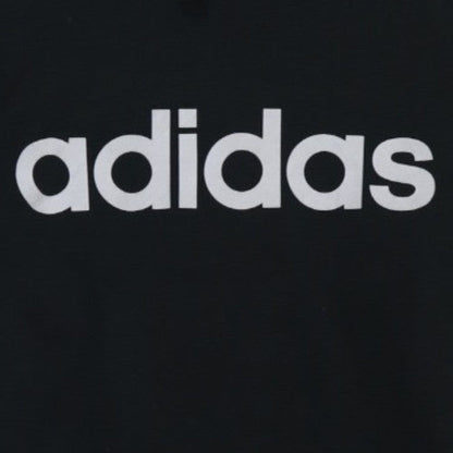 Adidas Men's Black Pullover Hoodie M Graphic Logo Sportswear
