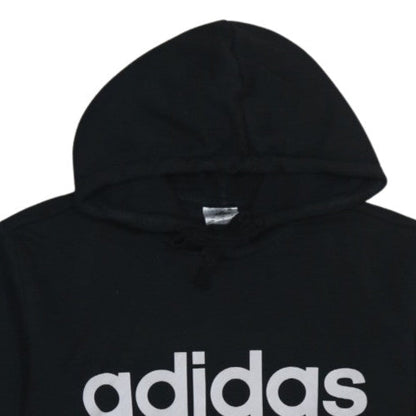 Adidas Men's Black Pullover Hoodie M Graphic Logo Sportswear