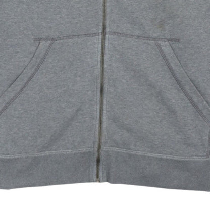 Tommy Hilfiger Mens Grey Full Zip Hoodie XL Classic Jersey Sweatshirt