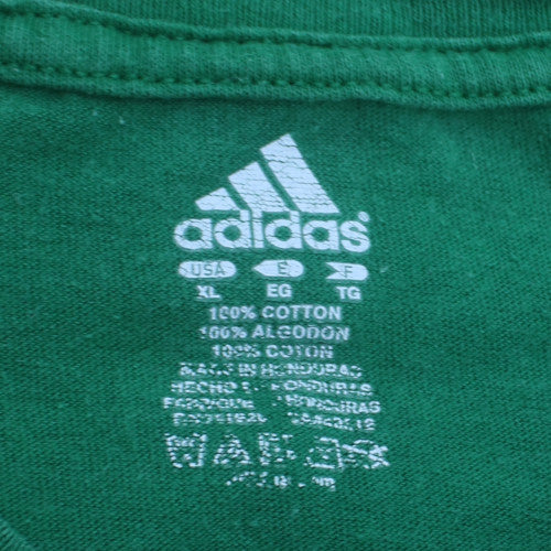 Adidas Men's Green Irish Graphic Short Sleeve T-Shirt XL Cotton Classic Style
