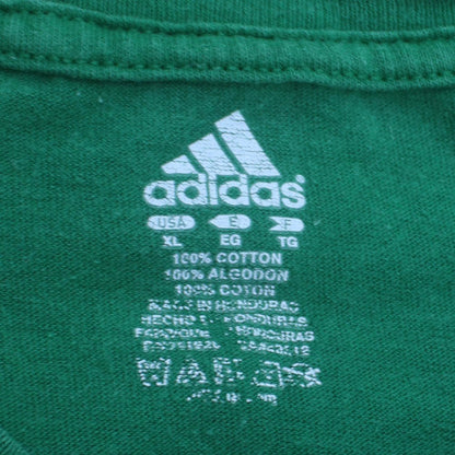 Adidas Men's Green Irish Graphic Short Sleeve T-Shirt XL Cotton Classic Style
