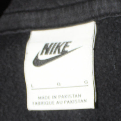 Nike Men's Black L Pullover Hoodie with Logo Graphic