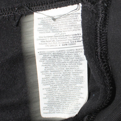 Nike Men's Black L Pullover Hoodie with Logo Graphic